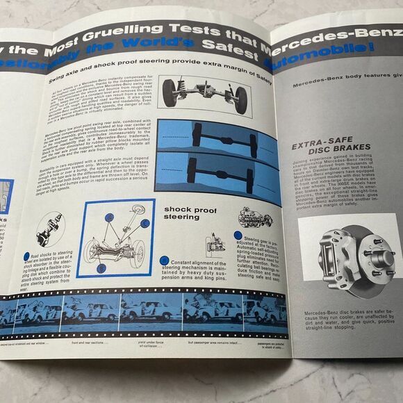 Mercedes-Benz Why Treat a Car Like This Automobile Dealer Sales Folder Brochure - Picture 4 of 6